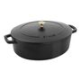 6 qt, Wide Oval French Oven, Graphite Grey,,large