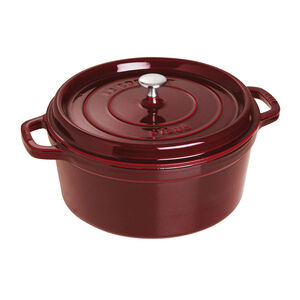 9 qt, Round, Dutch Oven, Grenadine