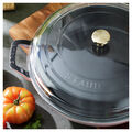 3.5 qt, Braiser With Glass Lid, Peony Pink,,large