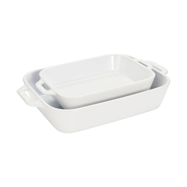 5-pc, Mixed Baking Dish Set, White,,large