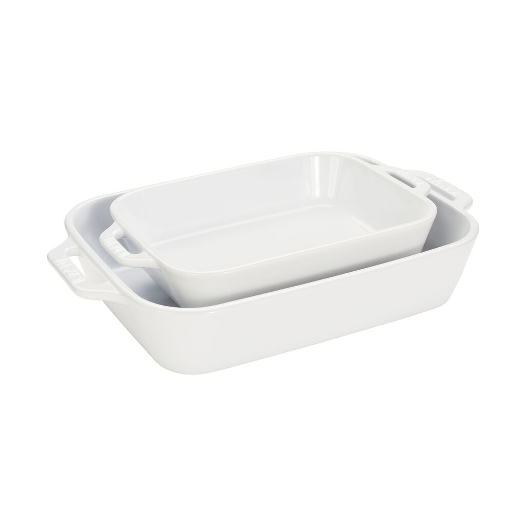 5-pc, Mixed Baking Dish Set, White,,large