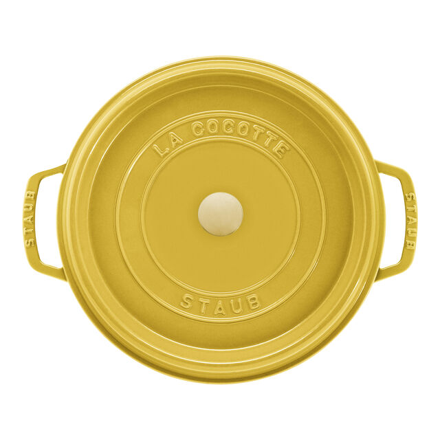 7 qt, Round, Dutch Oven, Citron,,large