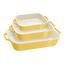 3-pc, Rectangular Baking Dish Set, Citron,,large preview
