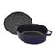 6 qt, Wide Oval French Oven, Dark Blue,,large preview