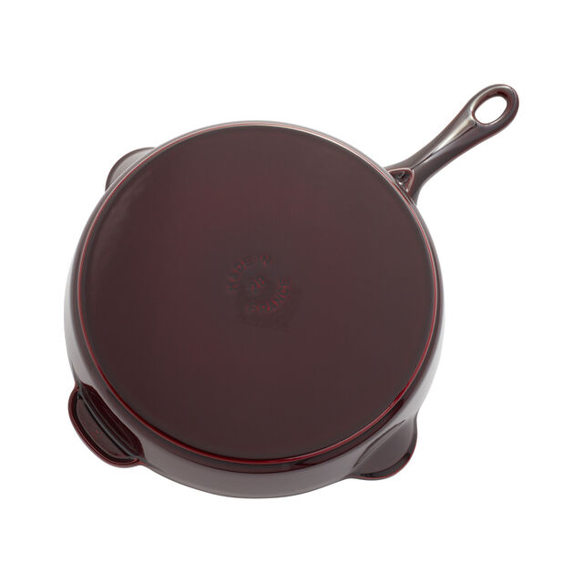 11-inch, Traditional Deep Skillet, Grenadine,,large