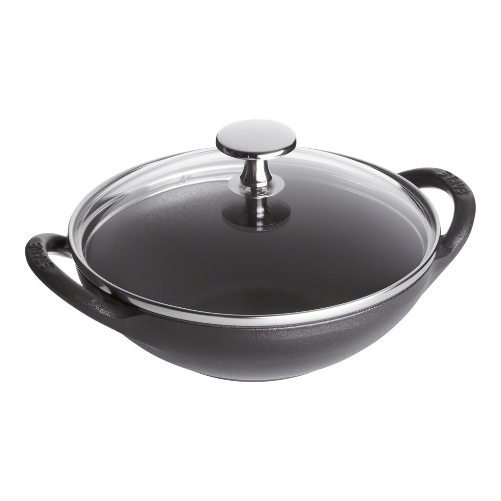 6.5-inch, Baby Wok, Matte Black,,large