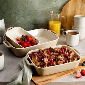 3-pc, Rectangular Baking Dish Set, Sesame