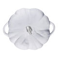 3.5 qt, Pumpkin, Dutch Oven With Stainless Steel Knob, Pure White,,large