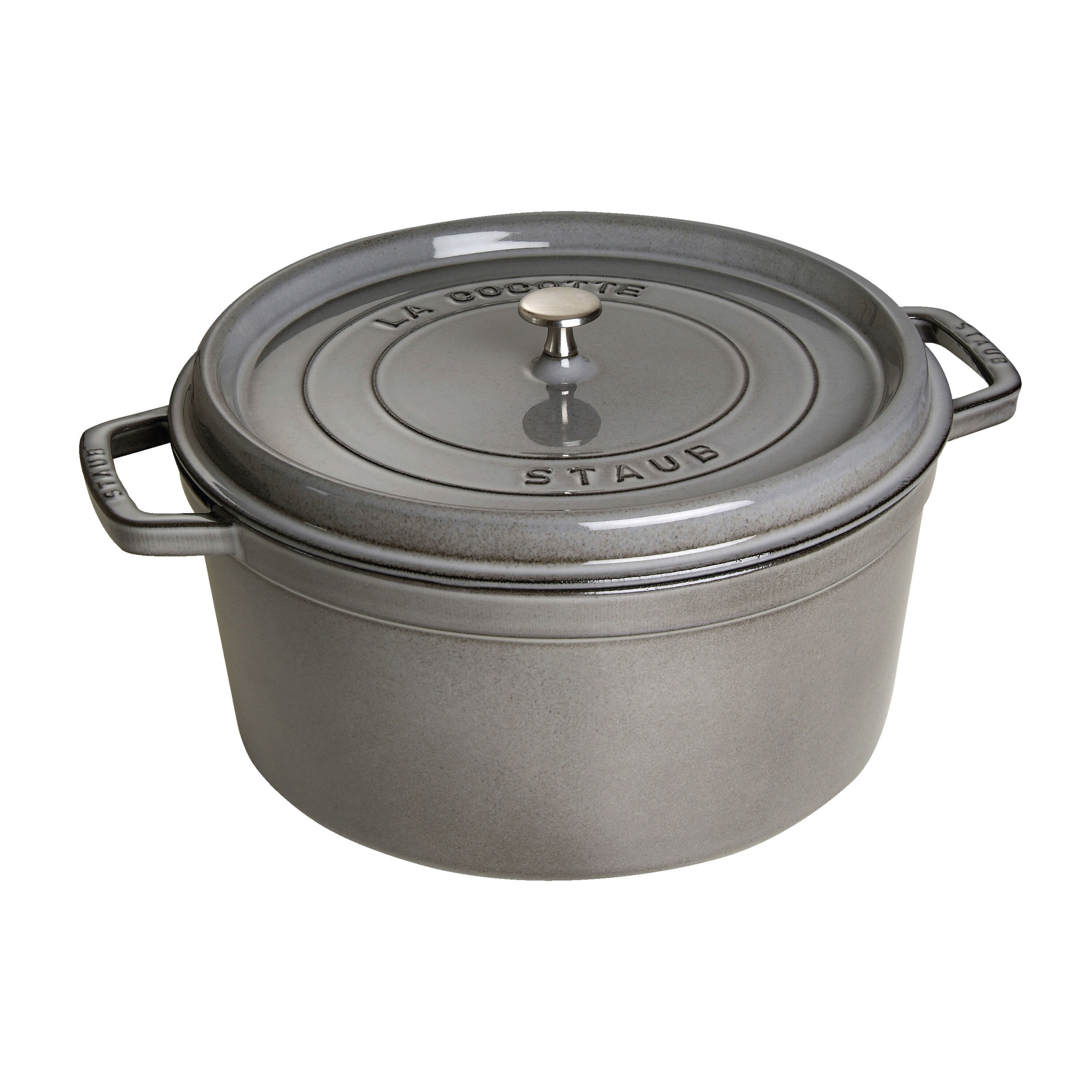 Buy Cast Iron 1 qt, Oval, Pig Dutch Oven, Graphite Grey | STAUB