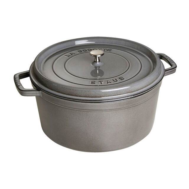 13.25 qt, Round, Dutch Oven, Graphite Grey,,large