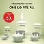 4.5-inch / 6-pc, Bowl set macaron, Mixed Colors,,large preview