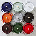 4 qt, Round, Dutch Oven, Cherry,,large