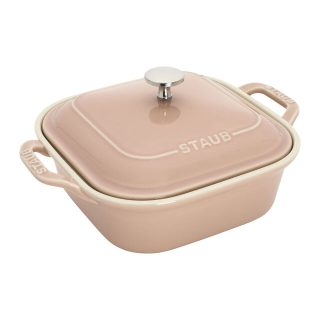 4-pc, Macaron Mixed Baking Dish Set, Light Pink,,large