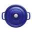 7 qt, Round, Dutch Oven, Dark Blue,,large preview