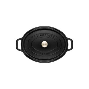 1 qt, Oval, Dutch Oven, Matte Black