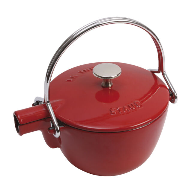 1 qt, Round, Tea Kettle, Cherry,,large
