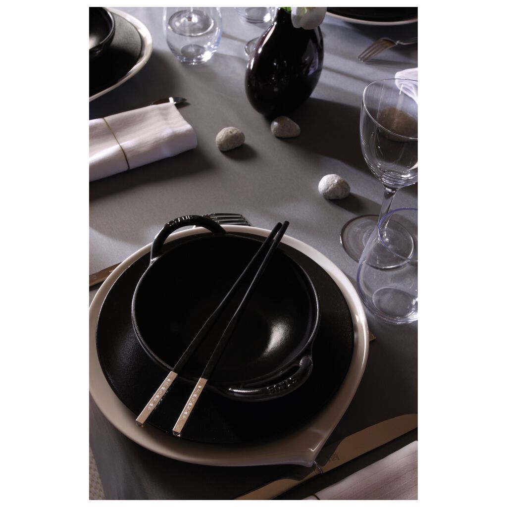 6.5-inch, Baby Wok, Matte Black,,large