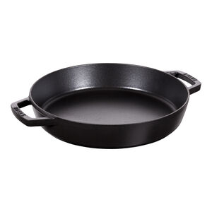 13-inch, Double Handle Fry Pan, Matte Black