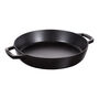 13-inch, Double Handle Fry Pan, Matte Black,,large