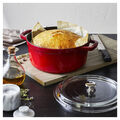 4 qt, Round, Dutch Oven, Cherry,,large