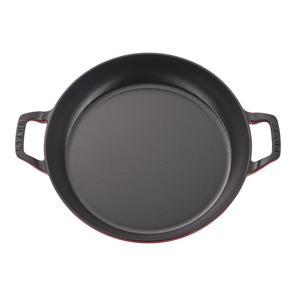 3.5 qt, Braiser With Glass Lid, Cherry,,large