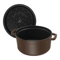 7 qt, Round, Dutch Oven, Matte Espresso,,large