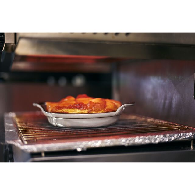4.5-inch, Round, Mini Gratin Baking Dish, Graphite Grey,,large