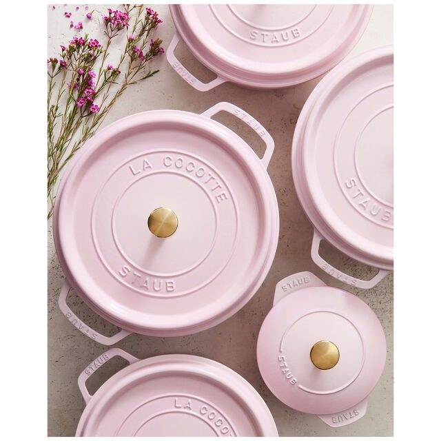 5.5 qt, Round, Dutch Oven, Peony Pink,,large
