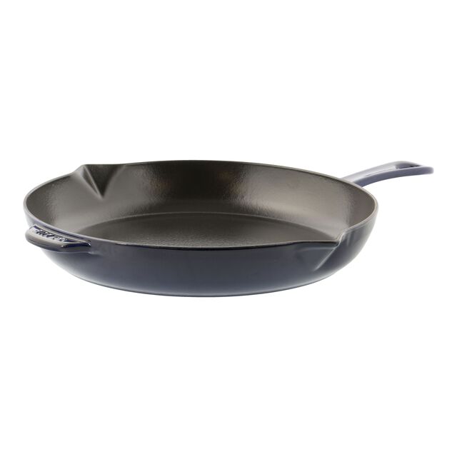 12-inch, Fry Pan, Dark Blue,,large