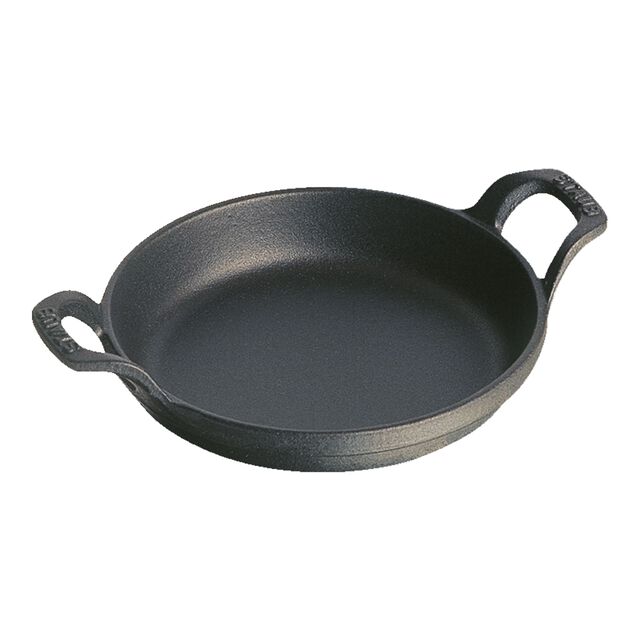 4.5-inch, Round, Mini Gratin Baking Dish, Matte Black,,large