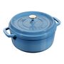 4 qt, Round, Dutch Oven, French Blue,,large