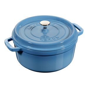 4 qt, Round, Dutch Oven, French Blue