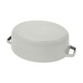 6 qt, Wide Oval French Oven, White Truffle,,large