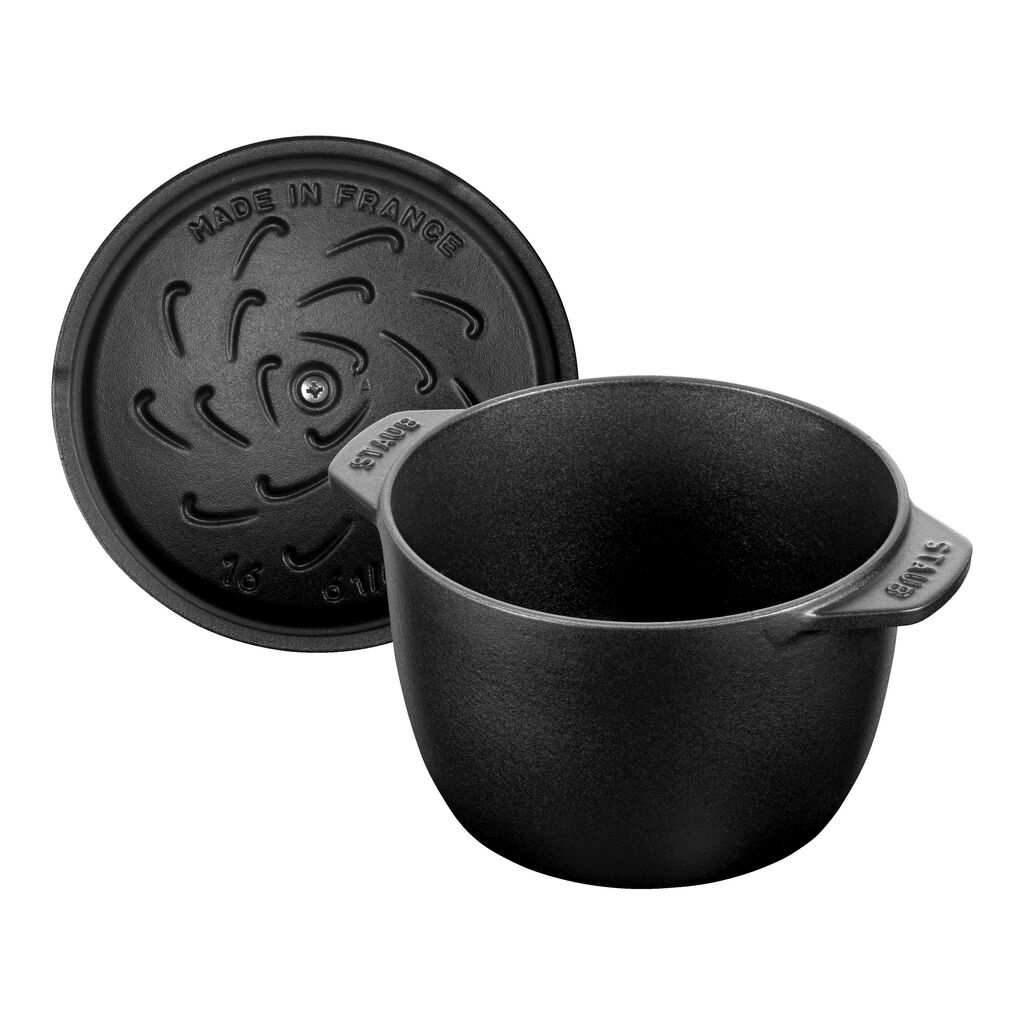 1.5 qt, Petite French Oven, Matte Black,,large