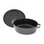 6 qt, Wide Oval French Oven, Graphite Grey,,large preview