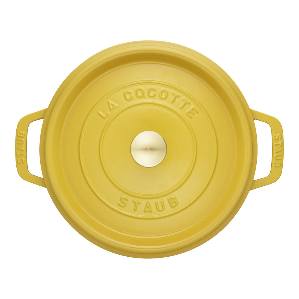 4 qt, Round, Dutch Oven, Citron - Factory Second,,large
