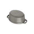 1 qt, Oval, Pig Dutch Oven, Graphite Grey,,large