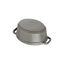 1 qt, Oval, Pig Dutch Oven, Graphite Grey,,large preview