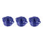 3-pc, Mini Round Dutch Oven Set, Dark Blue,,large preview