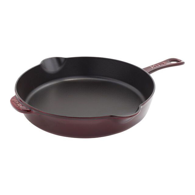 11-inch, Traditional Deep Skillet, Grenadine,,large