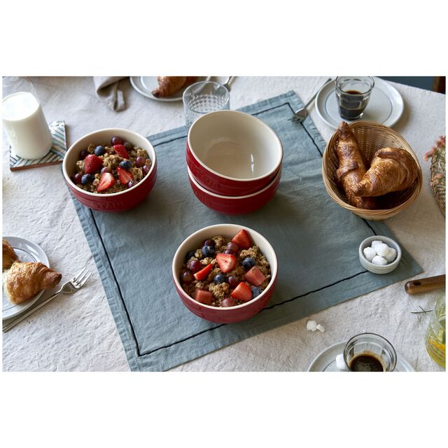 6.5-inch / 2-pc, Large Universal Bowl Set, Cherry,,large