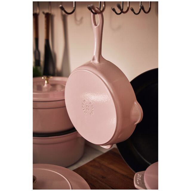11-inch, Traditional Deep Skillet, Peony Pink,,large