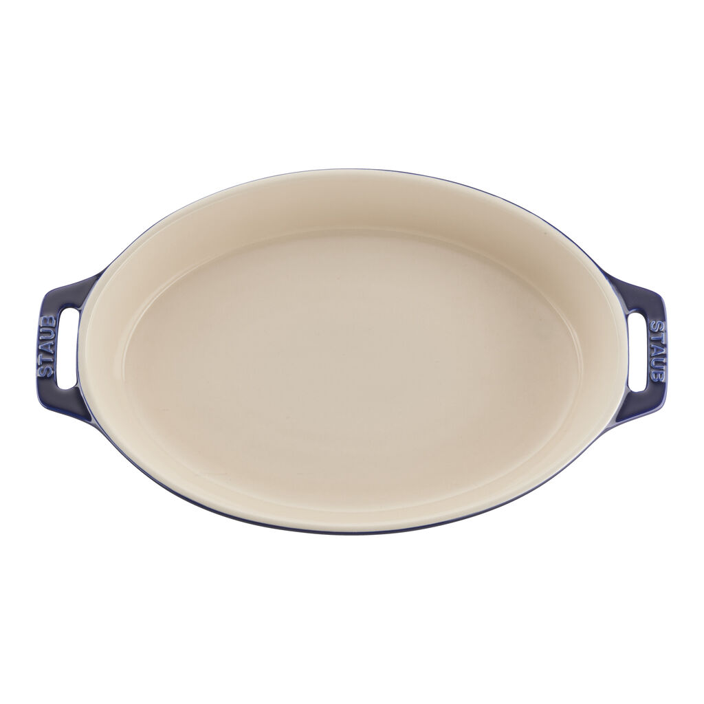 2-pc, Oval Baking Dish Set, Dark Blue,,large