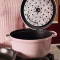7 qt, Round, Dutch Oven, Peony Pink,,large