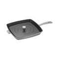 12-inch, Cast Iron, Square, Grill Pan, Graphite Grey,,large
