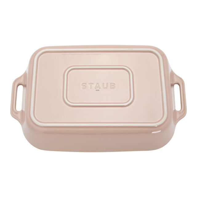 3-pc, Rectangular Baking Dish Set, Light Pink,,large