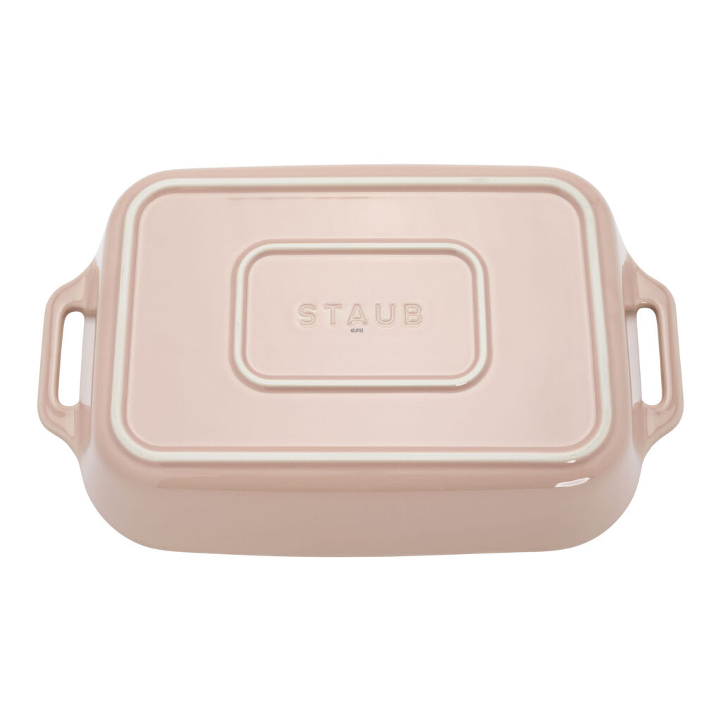 3-pc, Rectangular Baking Dish Set, Light Pink,,large