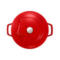 3.75 qt, Essential French Oven with Modern Horse Lid, Cherry - Factory Second,,large