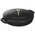 4-pc Stackable Cookware Set, Matte Black, Cast Iron ,,large