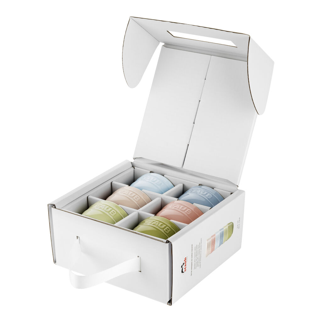4-inch / 6-pc, Prep Bowl Set Macaron, Mixed Colors,,large